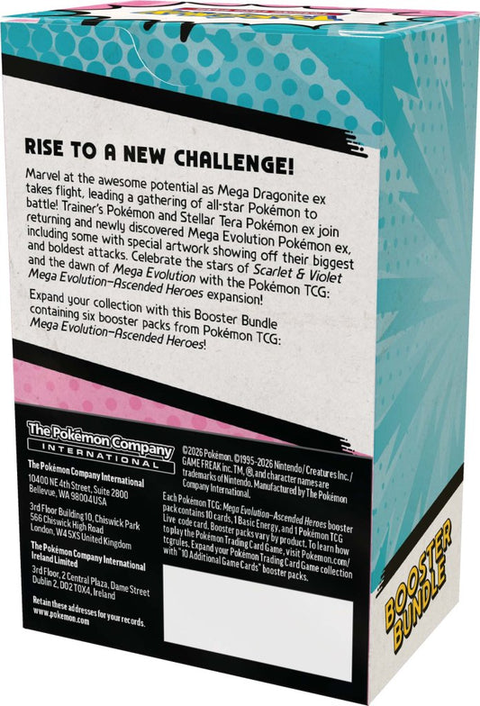 POKÉMON TCG: Mega Evolution 2.5 Ascended Heroes - Booster Bundle