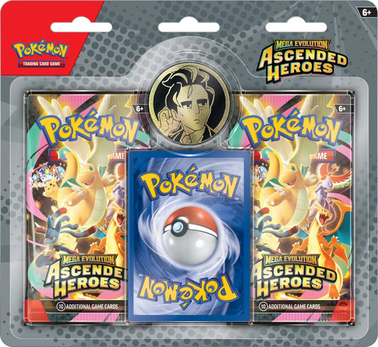 POKÉMON TCG: Mega Evolution 2.5 Ascended Heroes - 2 Pack Blister (Erika/Larry)