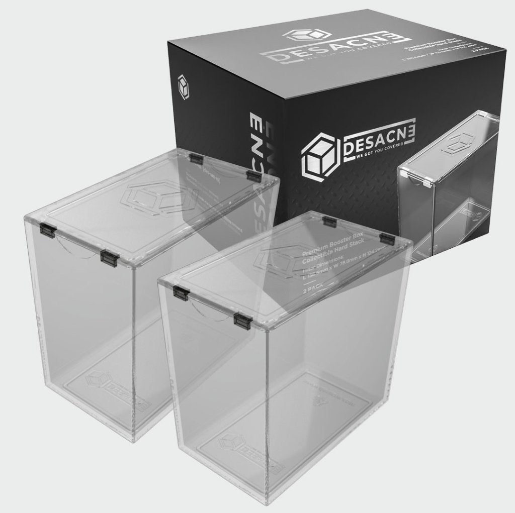 DESACNE: Premium Booster Box Protector - 2 Pack