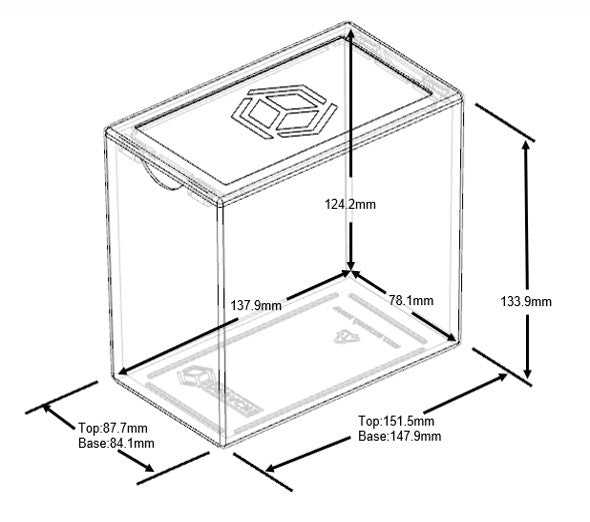 DESACNE: Premium Booster Box Protector - 2 Pack