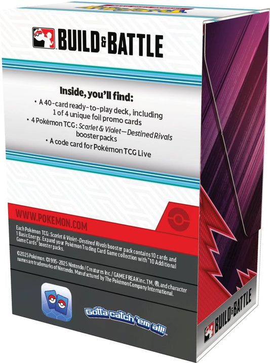 POKÉMON TCG: Scarlet & Violet 10 Destined Rivals - Build & Battle Box