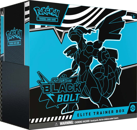 POKÉMON TCG: Scarlet & Violet 10.5 Black Bolt - Elite Trainer Box (Sealed Case)