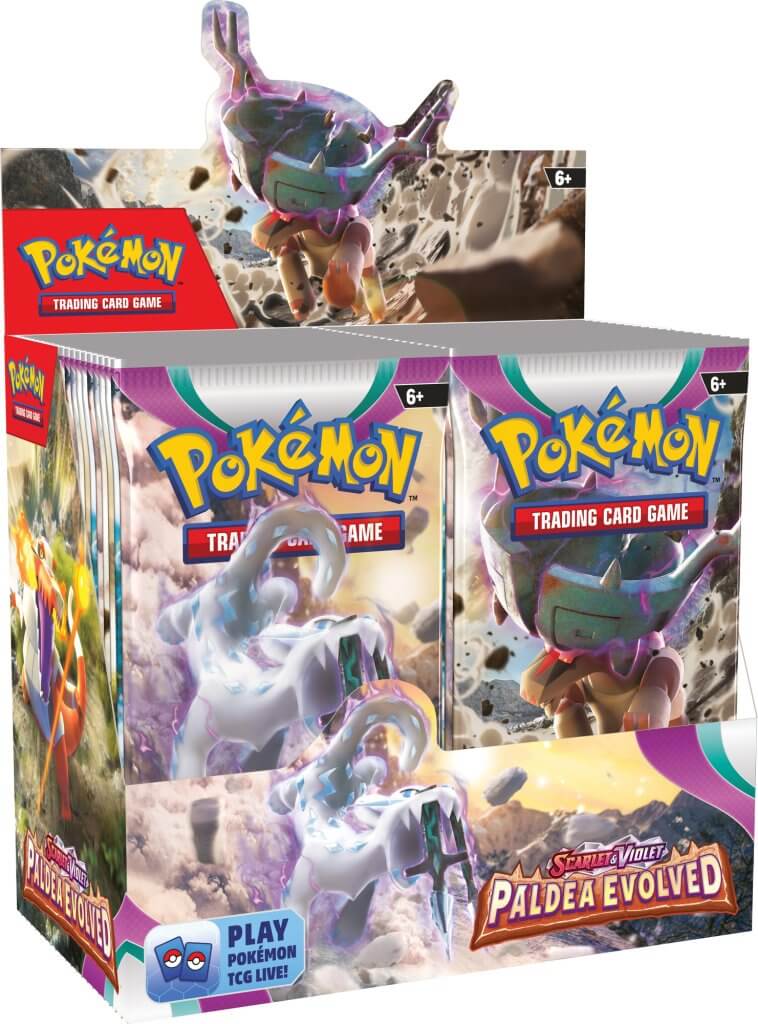 POKMON TCG: Scarlet & Violet 2 Paldea Evolved - Booster Box The Wandering Collector POKMON TCG: Scarlet & Violet 2 Paldea Evolved - Booster Box The Wandering Collector