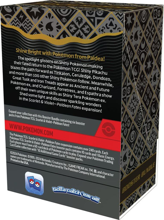 POKÉMON TCG: Scarlet & Violet 4.5 - Paldean Fates Booster Bundle