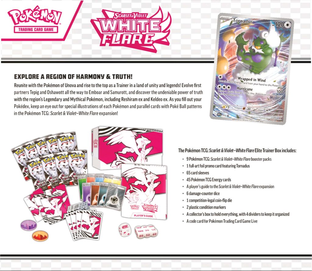 POKÉMON TCG: Scarlet & Violet 10.5 Black Bolt - Elite Trainer Box (Sealed Case)