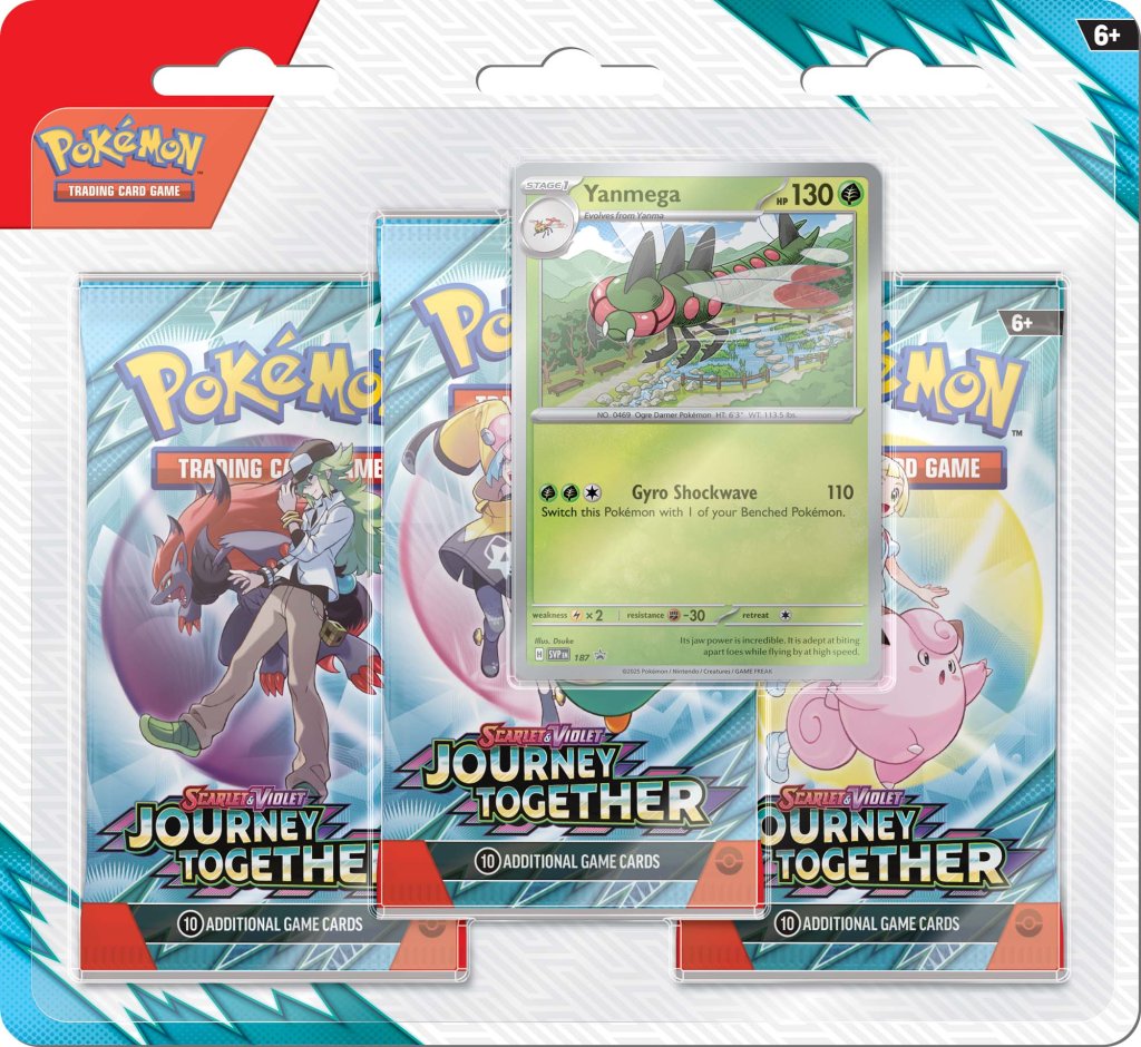 POKÉMON TCG: Scarlet & Violet 9 Journey Together - Three Booster Blister