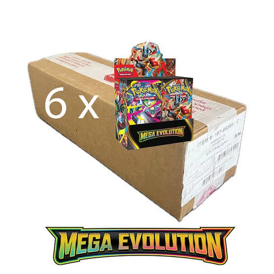 POKMON TCG: Mega Evolution 1 - Enhanced Booster Box Case (with topper The Wandering Collector POKMON TCG: Mega Evolution 1 - Enhanced Booster Box Case (with topper The Wandering Collector