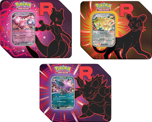 POKÉMON TCG: Scarlet & Violet - Team Rocket Tins (5 packs)