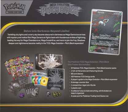 POKÉMON TCG: Mega Evolution 5 Pitch Black - Elite Trainer Box Sealed Case