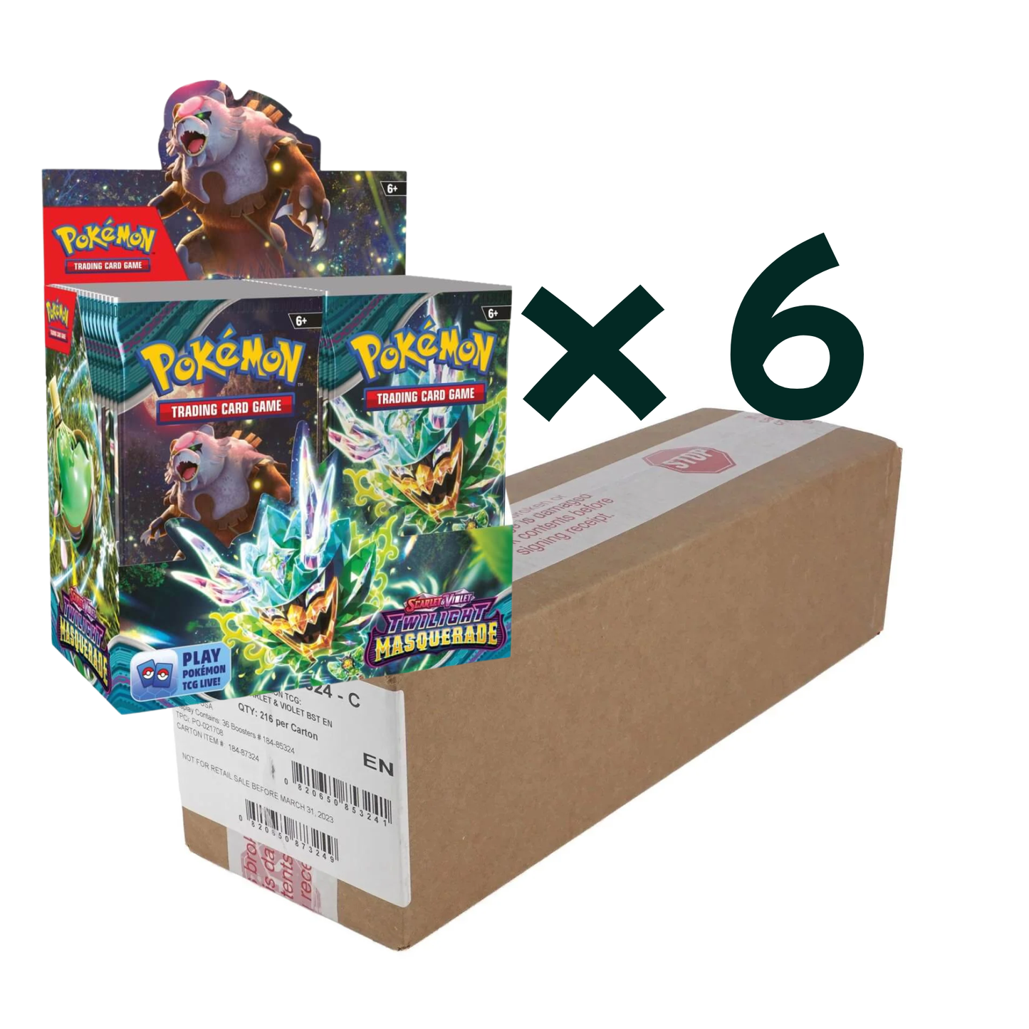 POKÉMON TCG: Scarlet & Violet 6 Twilight Masquerade - Booster Box Case