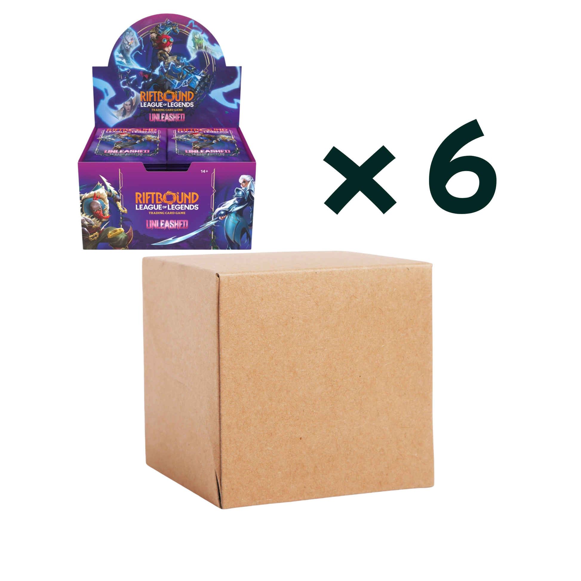 riftbound unleashed booster box RIFTBOUND League of Legends TCG: Set Three Unleashed – Booster Box Cas – The Wandering Collector