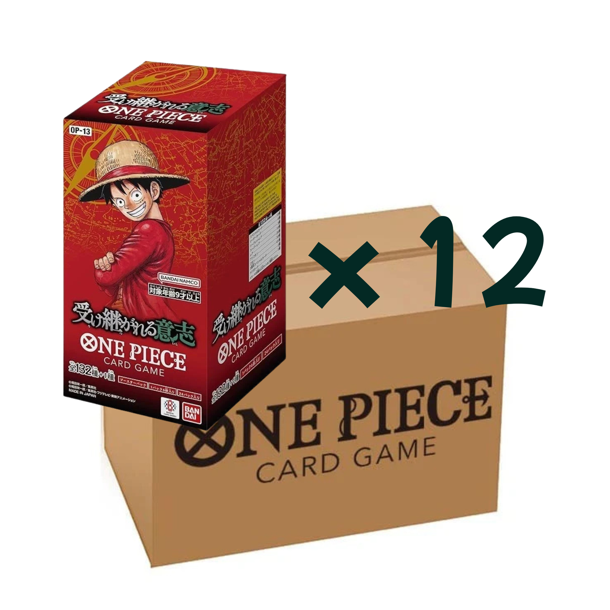 ONE PIECE TCG: Carrying on His Will - Japanese Booster Box Case [OP-13 The Wandering Collector ONE PIECE TCG: Carrying on His Will - Japanese Booster Box Case [OP-13 The Wandering Collector