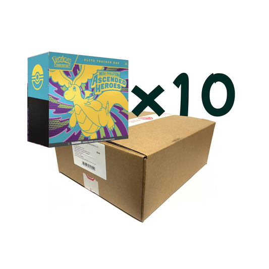 POKÉMON TCG: Mega Evolution 2.5 Ascended Heroes - Elite Trainer Box Case