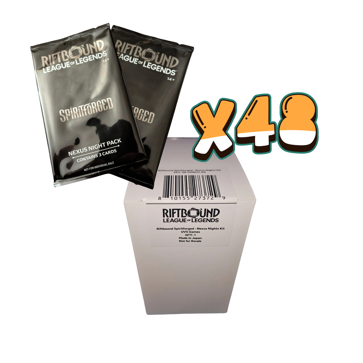 RIFTBOUND League of Legends TCG: Set Two Spiritforged – Nexus Night Promo Sealed Case