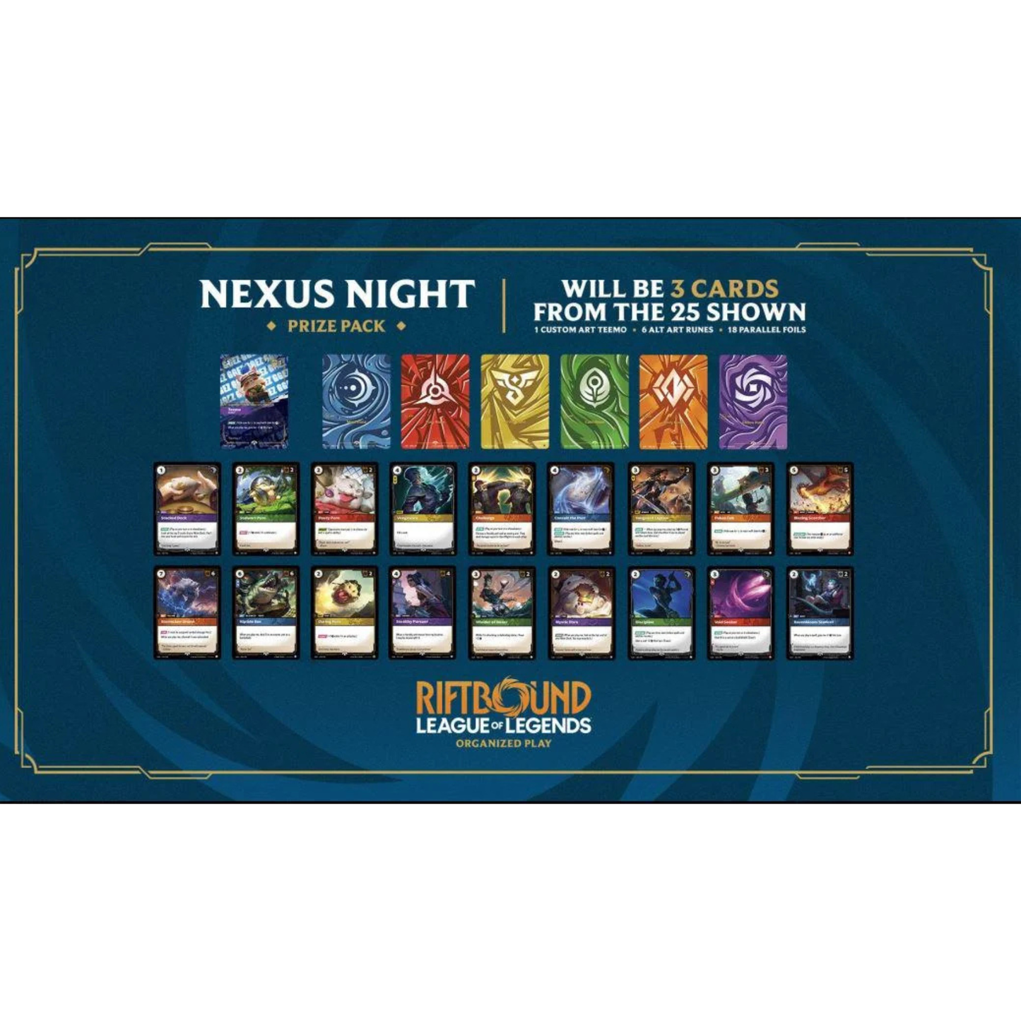 RIFTBOUND League of Legends TCG: Set One Origins – Nexus Night Promo Sealed Case