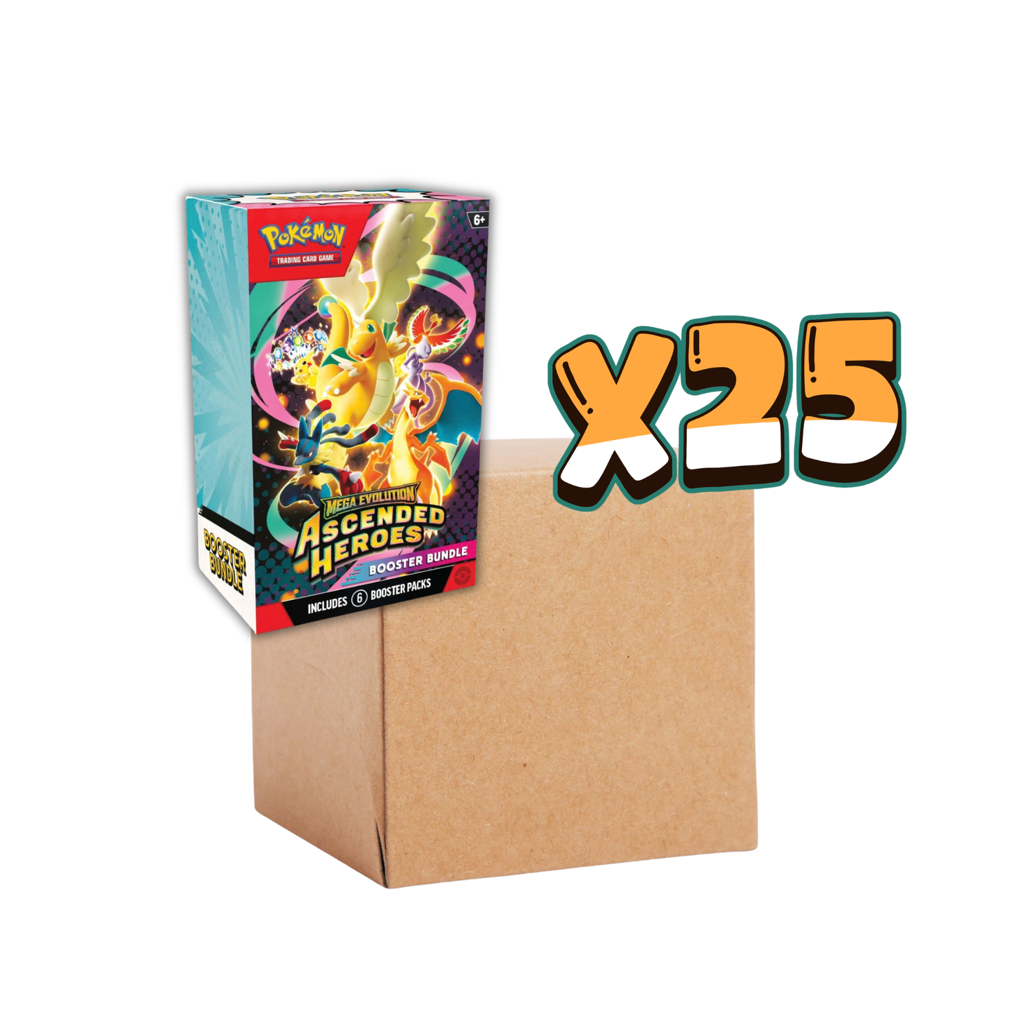 [PRE-ORDER] POKÉMON TCG: Mega Evolution 2.5 Ascended Heroes - Booster Bundle Sealed Case