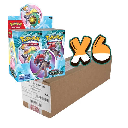 POKÉMON TCG: Scarlet & Violet 9 Journey Together - Booster Box Sealed Case [Box Topper]