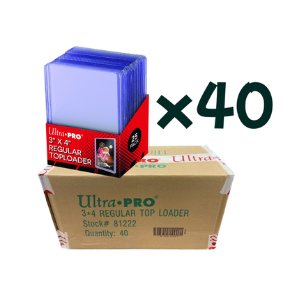 ULTRA PRO: Top Loader 35 Point Regular Clear (25ct) - Case (40x)