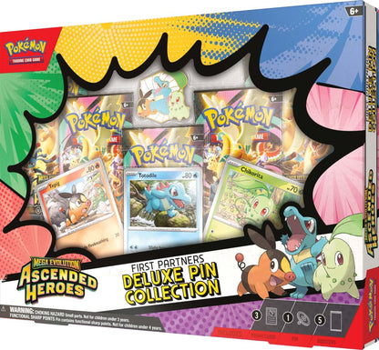 [PRE-ORDER] POKÉMON TCG: Mega Evolution 2.5 Ascended Heroes - First Partners Deluxe Pin Collection