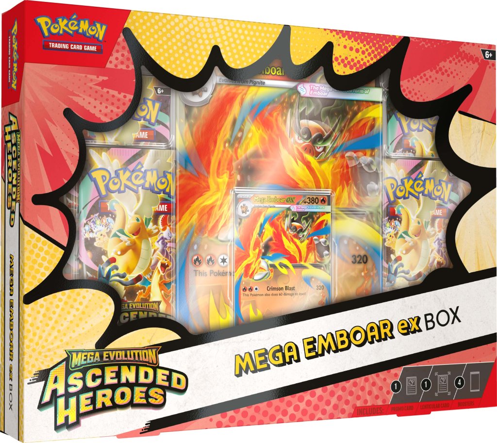 [PRE-ORDER] POKÉMON TCG: Mega Evolution 2.5 Ascended Heroes - Mega EX Collection Box Sealed Case