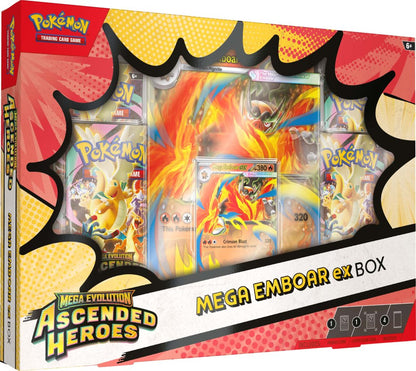 [PRE-ORDER] POKÉMON TCG: Mega Evolution 2.5 Ascended Heroes - Mega EX Collection Box Sealed Case