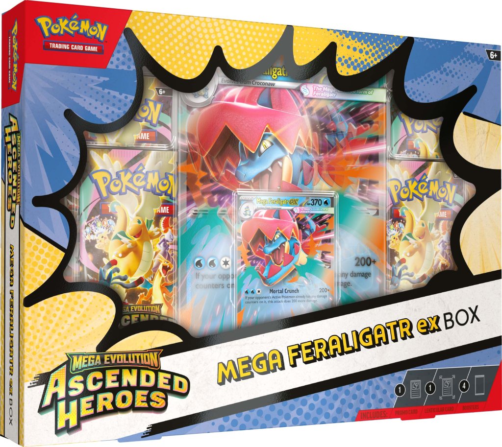 [PRE-ORDER] POKÉMON TCG: Mega Evolution 2.5 Ascended Heroes - Mega EX Collection Box Sealed Case