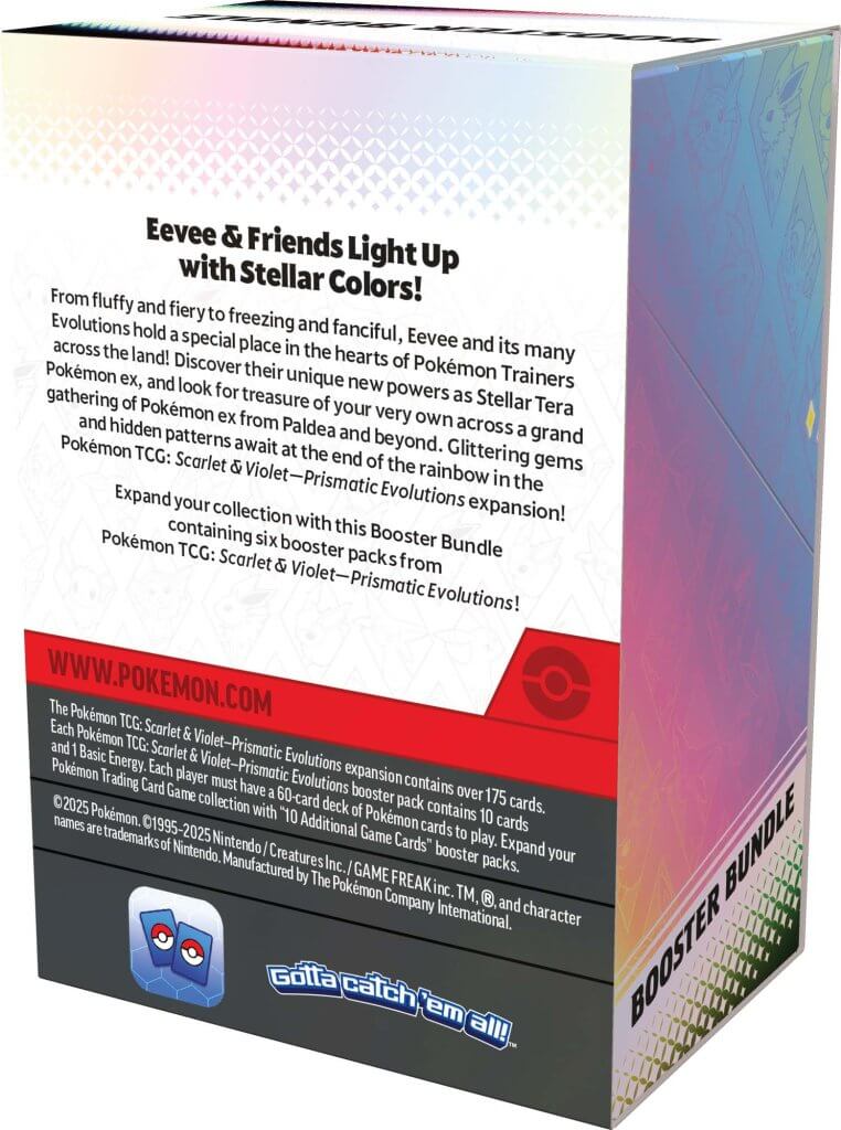 POKMON TCG: Scarlet & Violet 8.5 Prismatic Evolutions - Booster Bundl The Wandering Collector POKMON TCG: Scarlet & Violet 8.5 Prismatic Evolutions - Booster Bundl The Wandering Collector