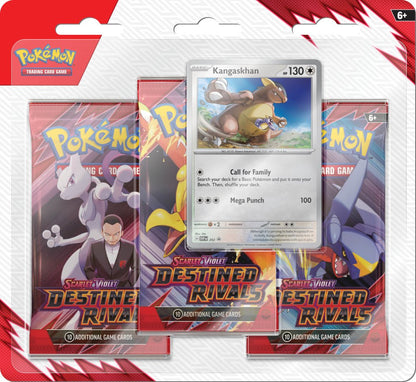 POKÉMON TCG: Scarlet & Violet 10 Destined Rivals - 3 Pack Blisters