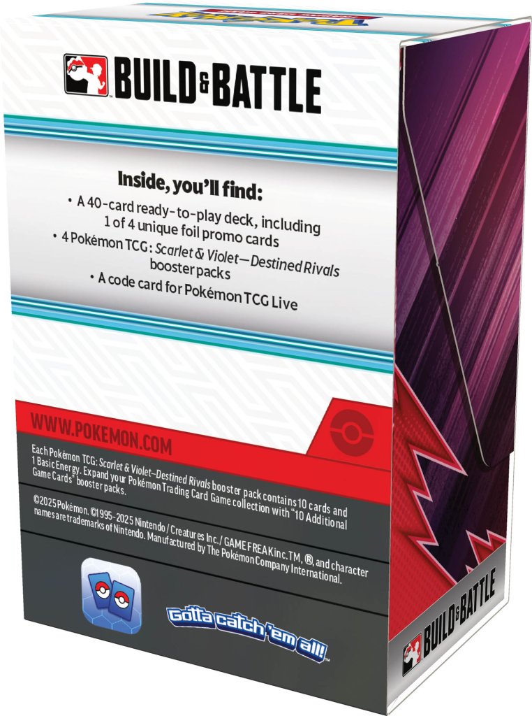 POKÉMON TCG: Scarlet & Violet 10 Destined Rivals - Build & Battle Sealed Display