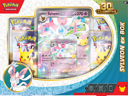 [PRE-ORDER] POKÉMON TCG: 30th Celebration Sylveon ex Box / Greninja ex Box [assorted]