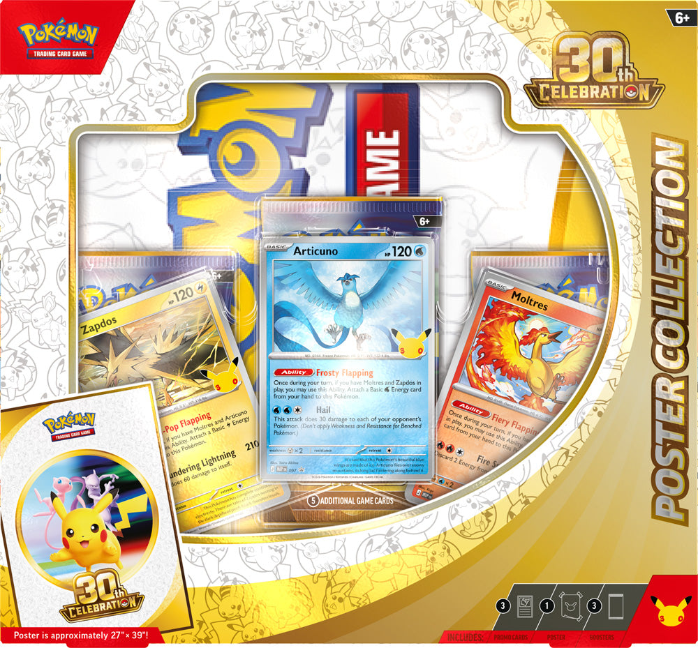 POKÉMON TCG: 30th Celebration - Poster Collection