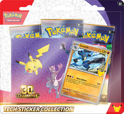 Pokémon TCG: 30th Celebration Tech Sticker Collection (Assorted)