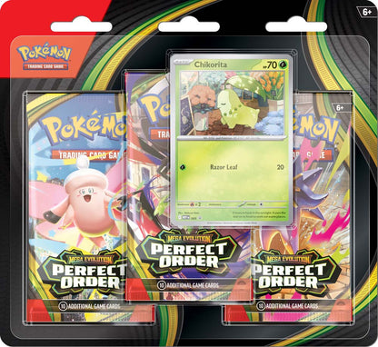 POKÉMON TCG: Mega Evolution 3 Perfect Order - 3 Pack Blister