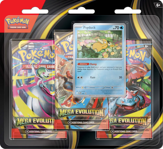[PRE-ORDER] POKÉMON TCG: Mega Evolution 1 - Three Booster Blister