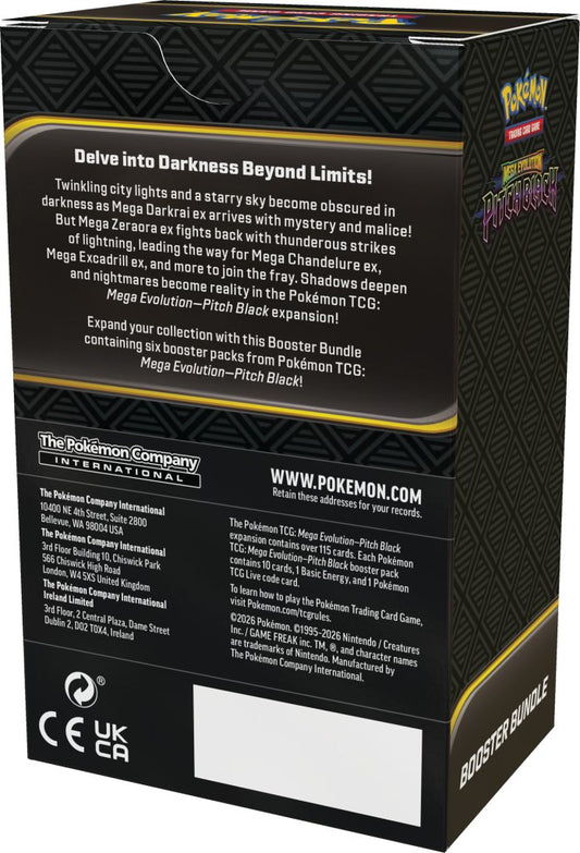 POKÉMON TCG: Mega Evolution 5 Pitch Black - Booster Bundle