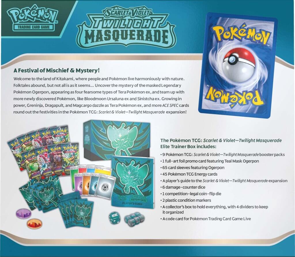 POKÉMON TCG: Scarlet & Violet 6 Twilight Masquerade - Elite Trainer Box