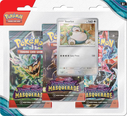 POKÉMON TCG: Scarlet & Violet 6 Twilight Masquerade - 3 Pack Blister