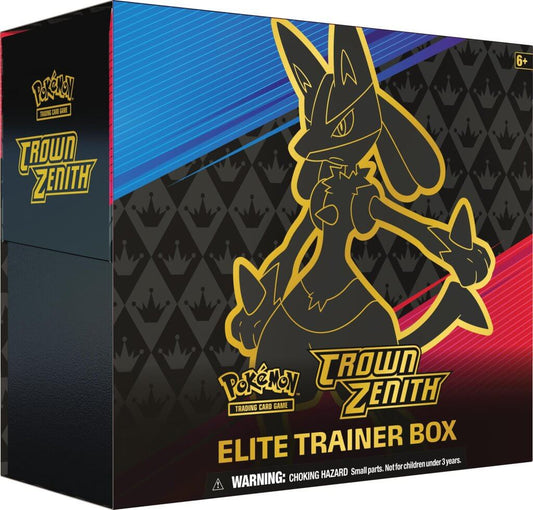 POKÉMON TCG: Sword & Shield 12.5 Crown Zenith - Elite Trainer Box Sealed Case