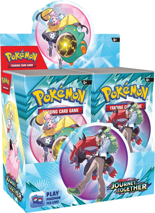 POKÉMON TCG: Scarlet & Violet 9 Journey Together - Booster Box Sealed Case [Box Topper]