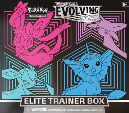 POKÉMON TCG: Sword & Shield Evolving Skies - Elite Trainer Box Case