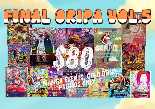 ONE PIECE TCG: Oripa!! Vol.5 - Mystery Box (SP, Manga, Gold Dons!, Events ONLY)