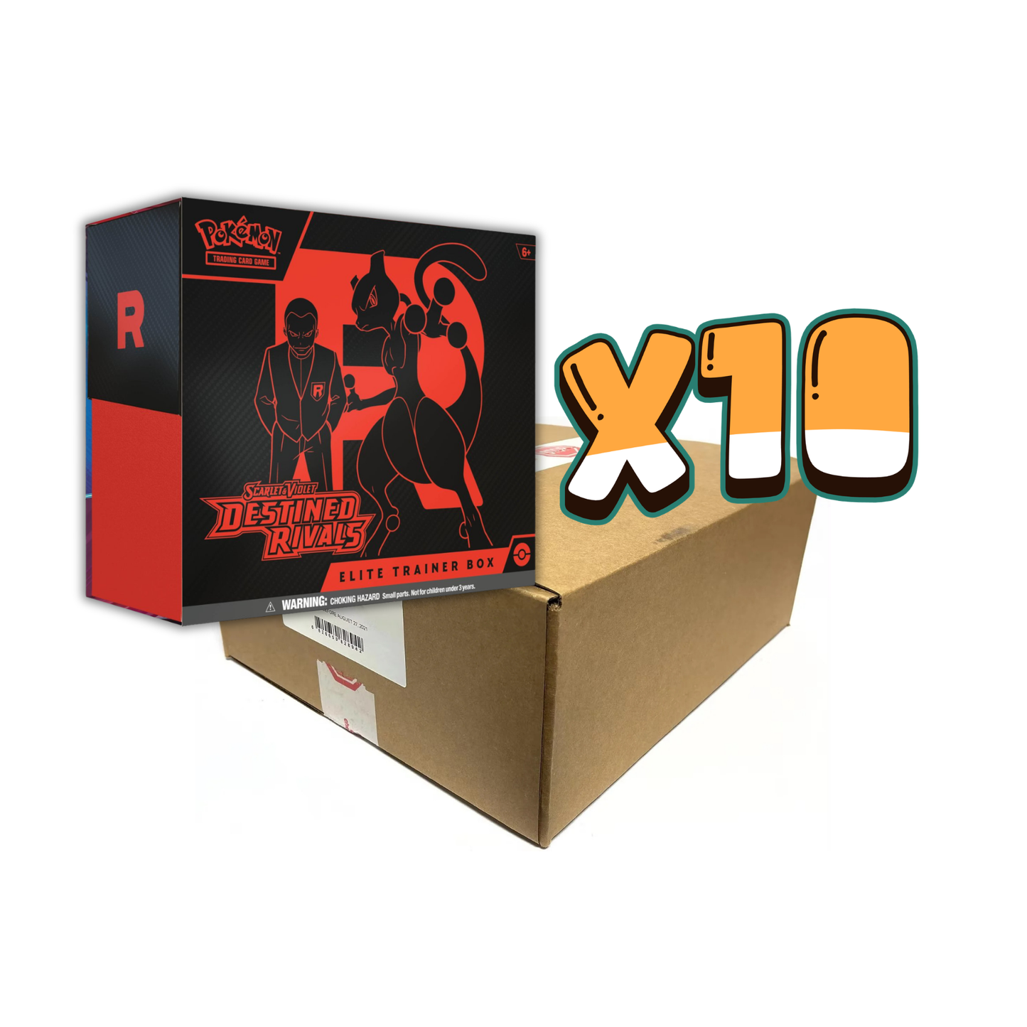 POKÉMON TCG: Scarlet & Violet 10 Destined Rivals - Elite Trainer Box Sealed Case