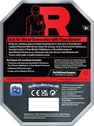 POKÉMON TCG: Scarlet & Violet - Team Rocket Tins (4 packs)