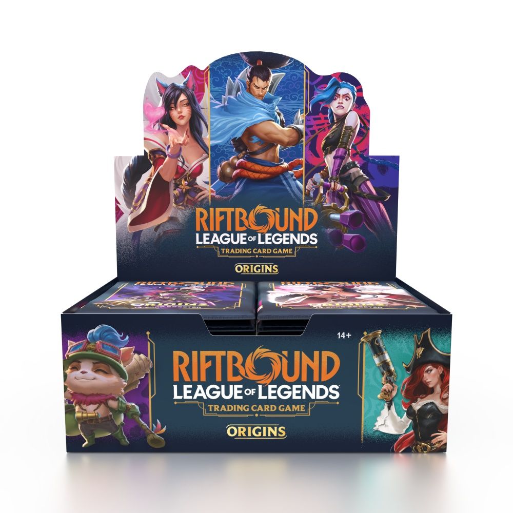 pre order rift bound booster box case RIFTBOUND League of Legends TCG: Set One Origins – Booster Box Case – The Wandering Collector