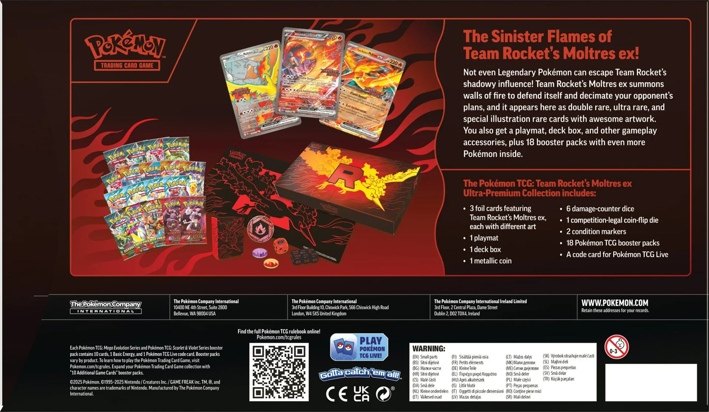 POKÉMON TCG: Ultra Premium Collection - Moltres EX (US Exclusive) Sealed Case