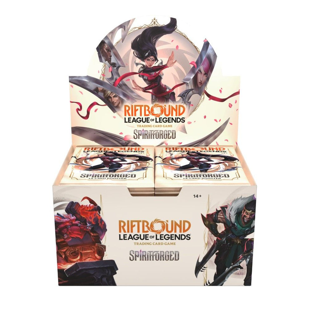 T1 Riftbound Box RIFTBOUND League of Legends TCG: Set Two Spiritforged – Booster Box Ca ...