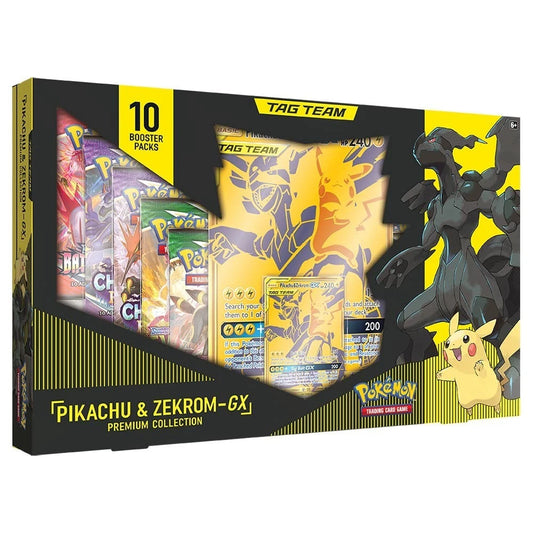 POKÉMON TCG: Pikachu & Zekrom GX Premium Collection Box