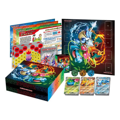 POKÉMON TCG: Japanese Special ex Deck - Charizard, Venusaur, Blastoise